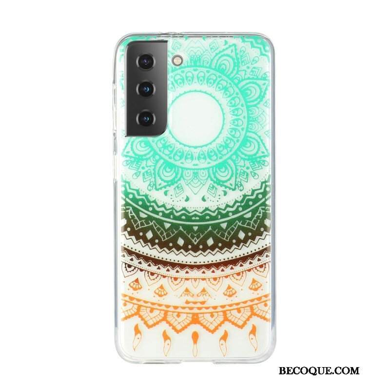 Etui do Samsung Galaxy S21 5G Bezszwowa Kwiatowa Mandala