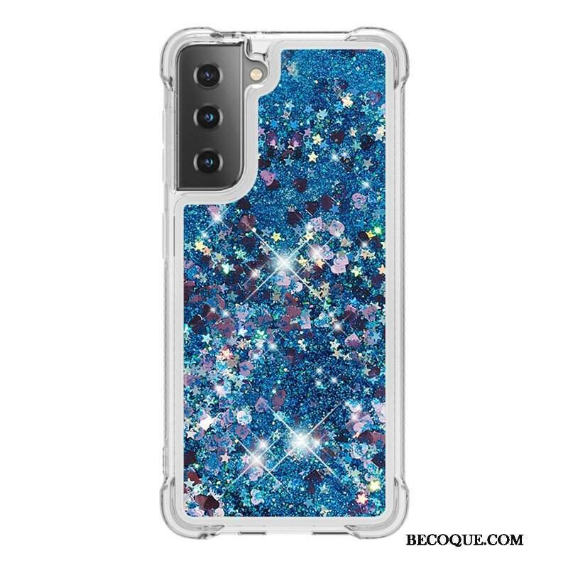 Etui do Samsung Galaxy S21 5G Pragnienia Cekiny