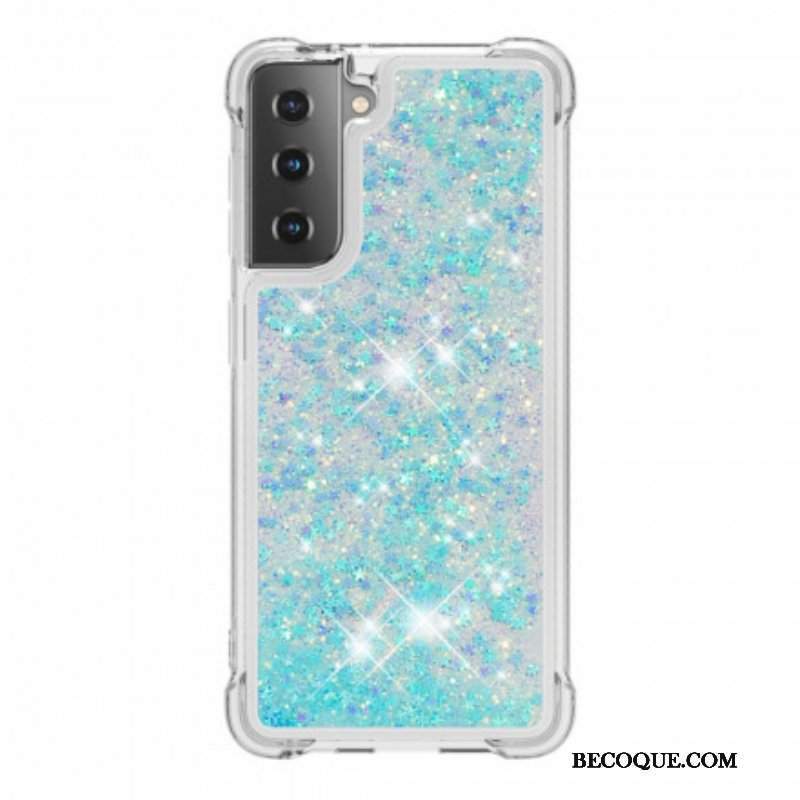 Etui do Samsung Galaxy S21 Plus 5G Pragnienia Cekiny