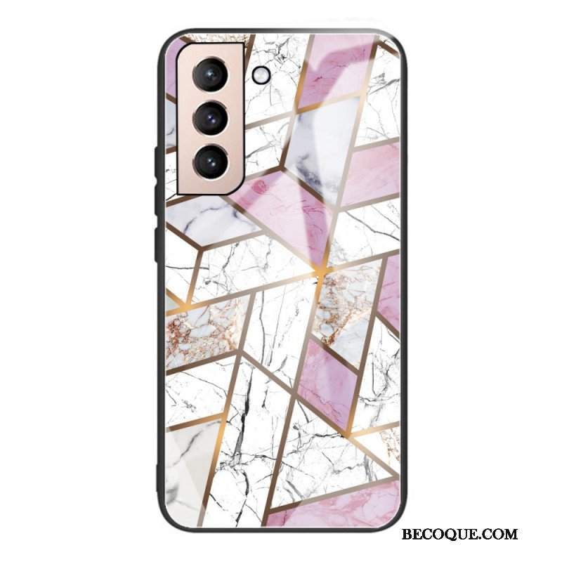 Etui do Samsung Galaxy S22 5G Geometria Marmurowe Szkło Hartowane