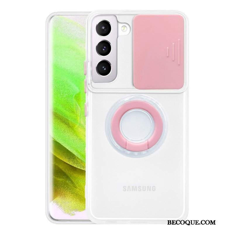 Etui do Samsung Galaxy S22 5G Pierścień-wspornik I Osłony Obiektywu