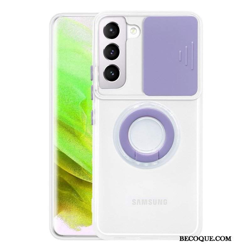 Etui do Samsung Galaxy S22 5G Pierścień-wspornik I Osłony Obiektywu