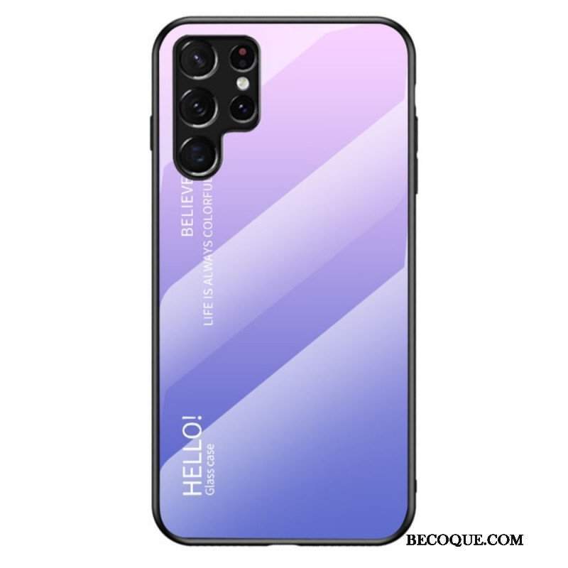 Etui do Samsung Galaxy S22 Ultra 5G Szkło Hartowane Witam