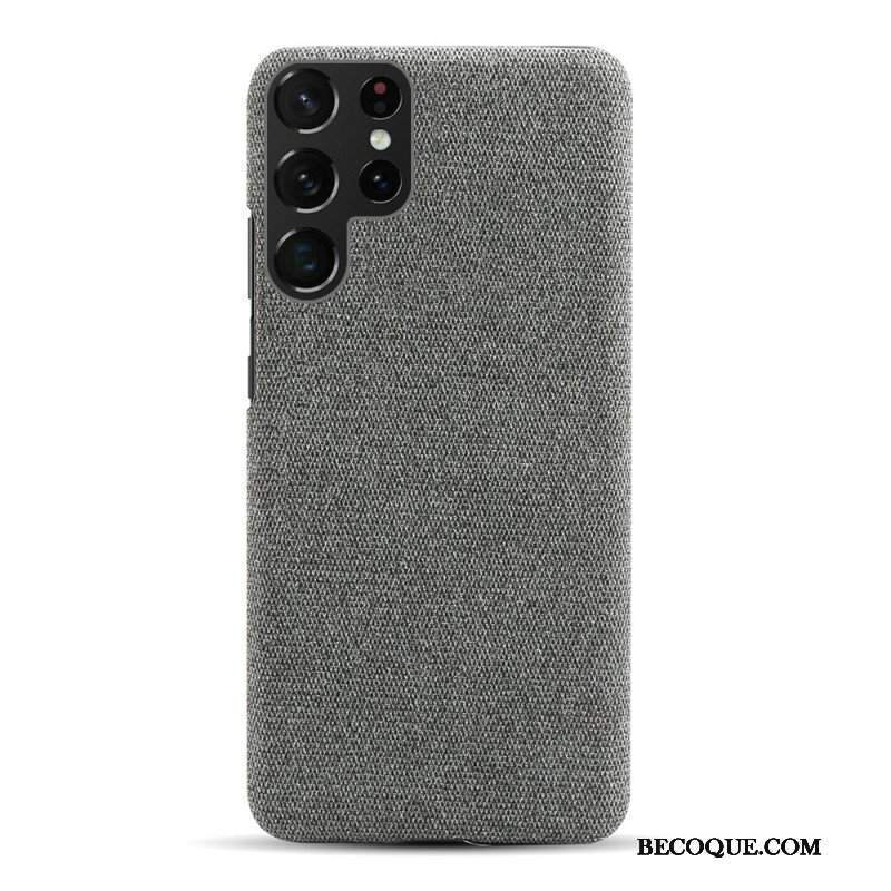 Etui do Samsung Galaxy S22 Ultra 5G Tkanina Teksturowana Ksq