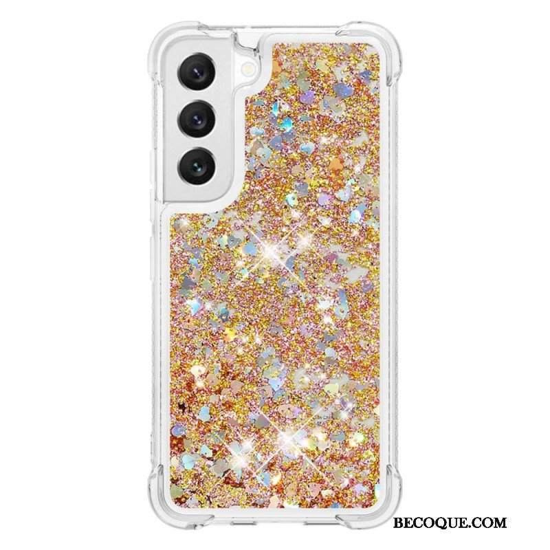 Etui do Samsung Galaxy S23 5G Pragnienia Cekiny