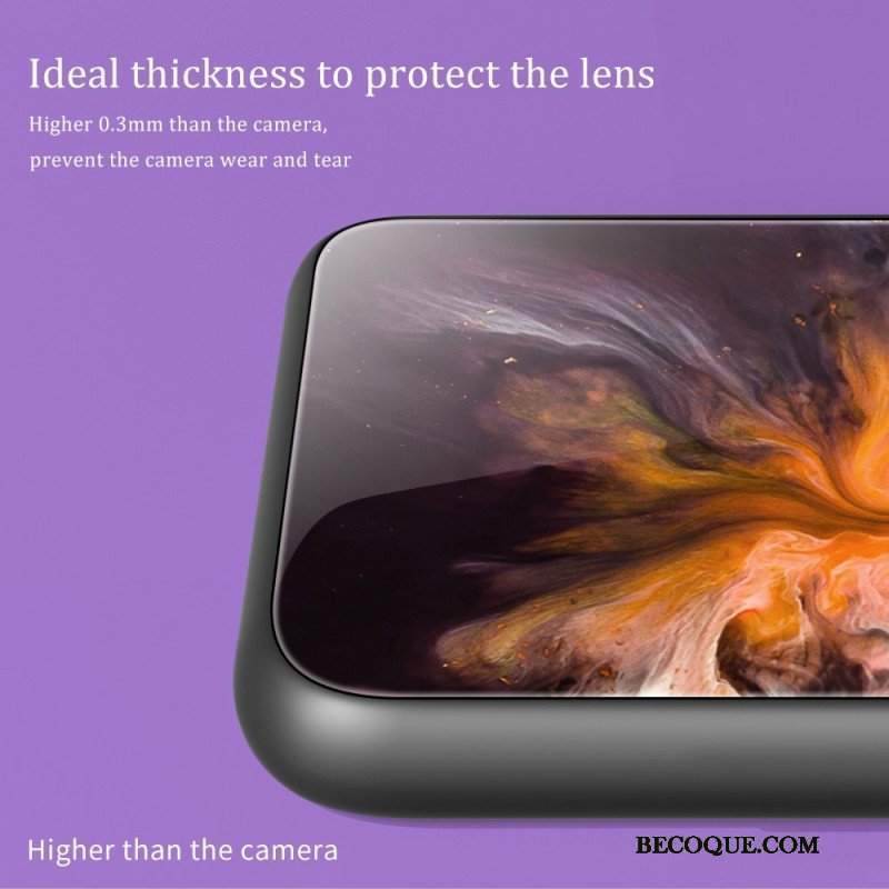 Etui do Samsung Galaxy S23 Ultra 5G Szkło Hartowane W Kolorach Marmuru