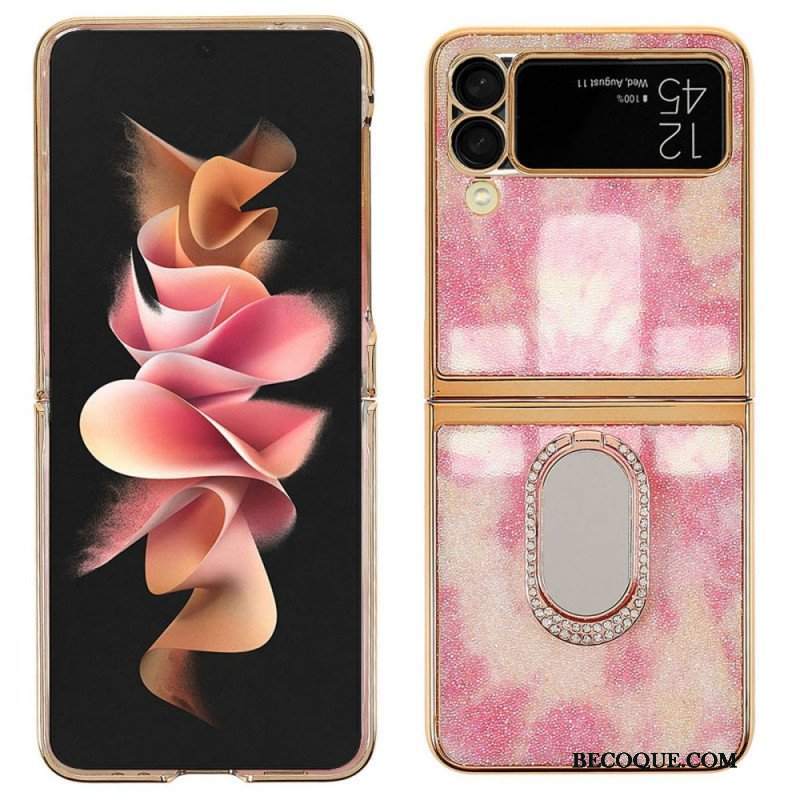 Etui do Samsung Galaxy Z Flip 3 5G Etui Folio Fantazyjne Kamienie Ze Wsparciem Pierścienia