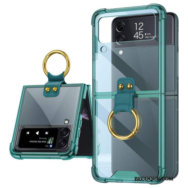 Etui do Samsung Galaxy Z Flip 4 Etui Folio Barwione Pierścieniem Gkk