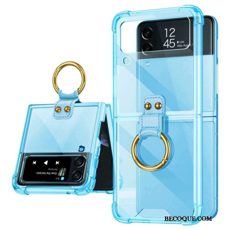 Etui do Samsung Galaxy Z Flip 4 Etui Folio Barwione Pierścieniem Gkk