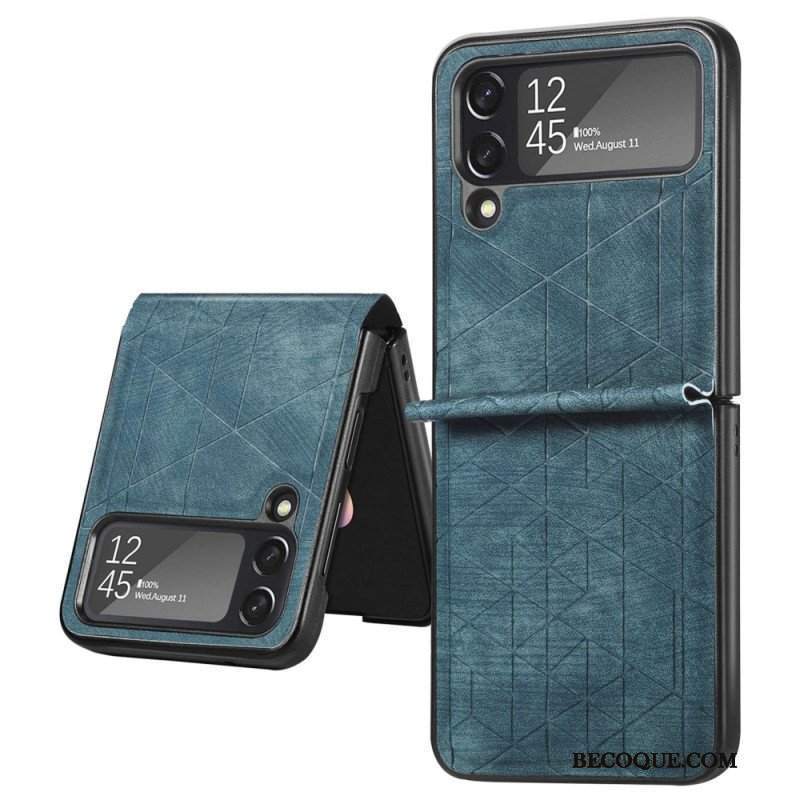 Etui do Samsung Galaxy Z Flip 4 Etui Folio Linie Geometryczne