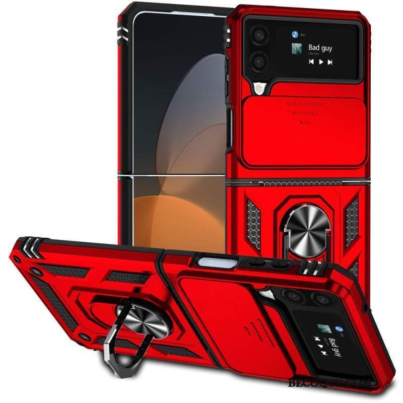 Etui do Samsung Galaxy Z Flip 4 Etui Folio Pierścień Premium / Osłona Obiektywu