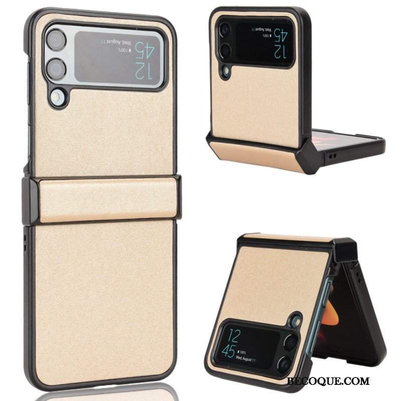 Etui do Samsung Galaxy Z Flip 4 Etui Folio Tekstura Z Efektem Matowym