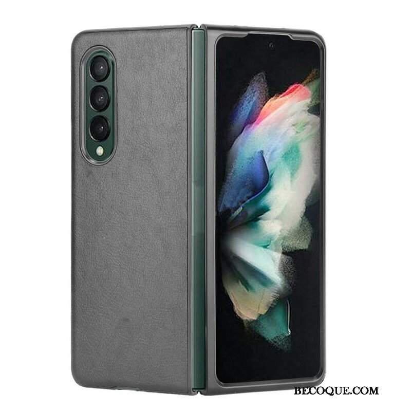 Etui do Samsung Galaxy Z Fold 3 5G Efekt Skóry Liczi