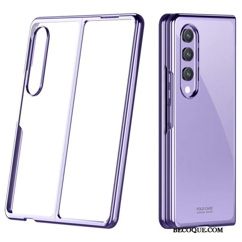 Etui do Samsung Galaxy Z Fold 4 Dyskretny Metalik