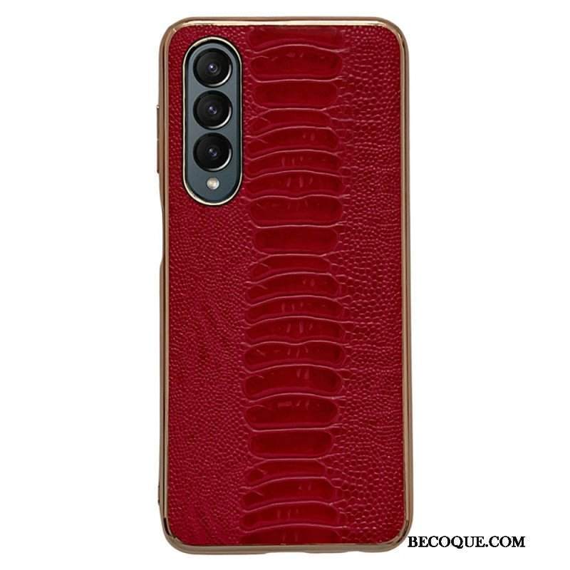 Etui do Samsung Galaxy Z Fold 4 Linia Croco