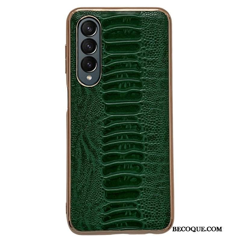 Etui do Samsung Galaxy Z Fold 4 Linia Croco