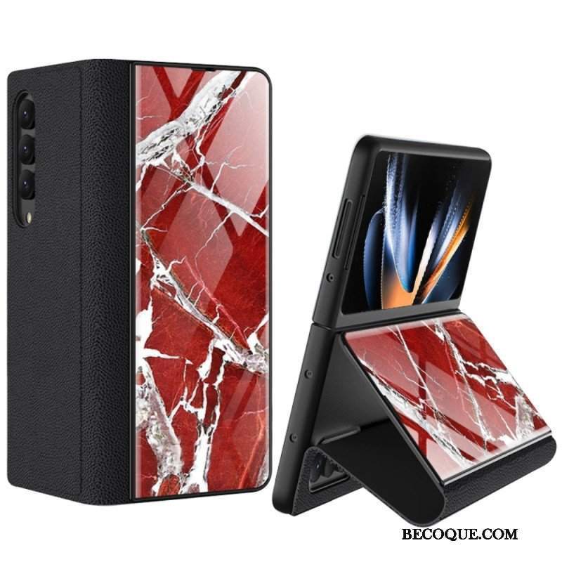 Etui do Samsung Galaxy Z Fold 4 Marmurowe Fale Gkk