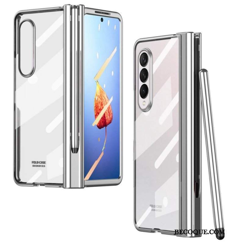 Etui do Samsung Galaxy Z Fold 4 Matowa Skorupa Z Rysikiem