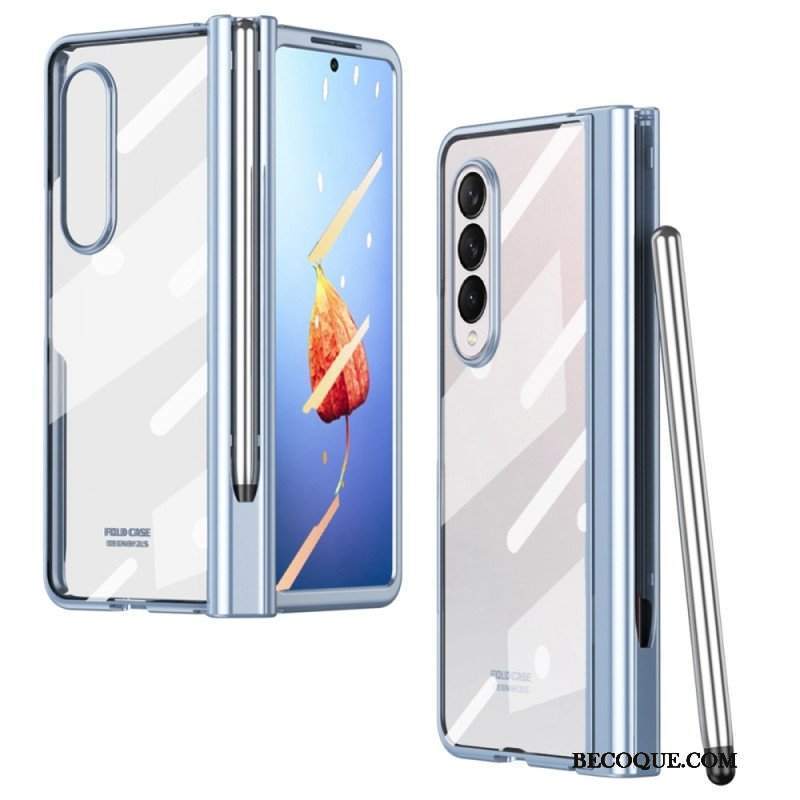 Etui do Samsung Galaxy Z Fold 4 Matowa Skorupa Z Rysikiem