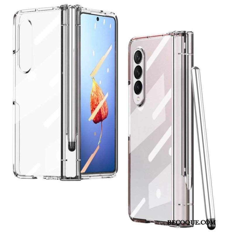 Etui do Samsung Galaxy Z Fold 4 Matowa Skorupa Z Rysikiem