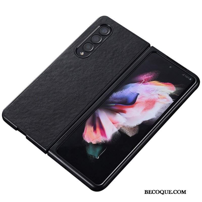 Etui do Samsung Galaxy Z Fold 4 Nylonowa Tekstura Ze Sztucznej Skóry