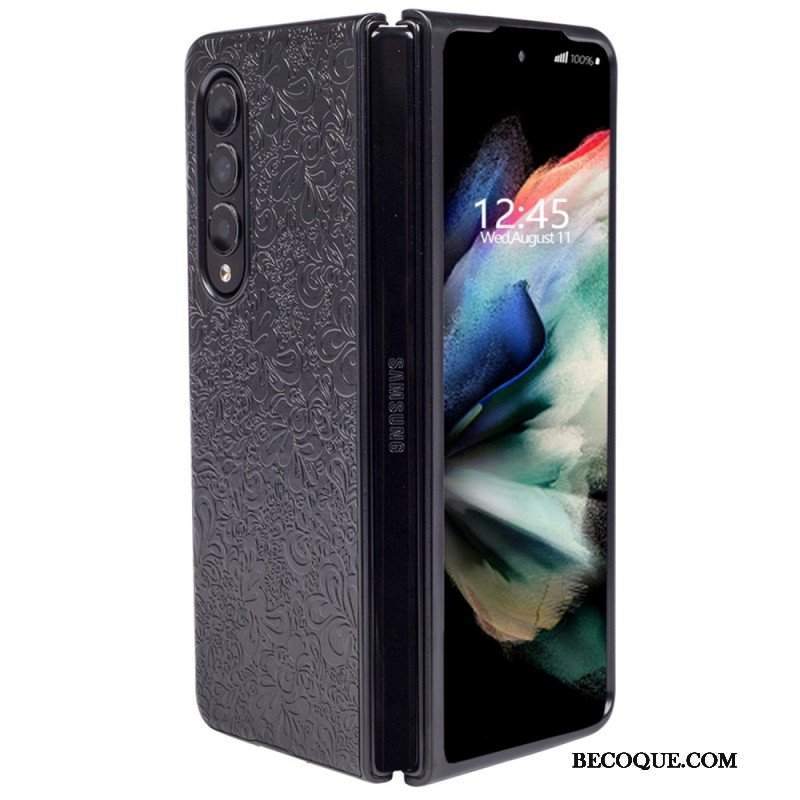 Etui do Samsung Galaxy Z Fold 4 Reliefowa Arabeska