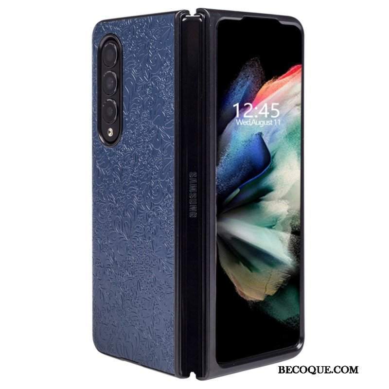 Etui do Samsung Galaxy Z Fold 4 Reliefowa Arabeska