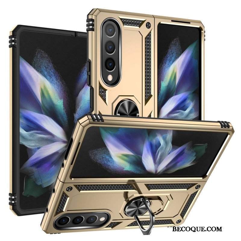 Etui do Samsung Galaxy Z Fold 4 Stopień Wojskowy Z Pierścieniem