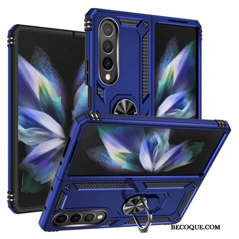 Etui do Samsung Galaxy Z Fold 4 Stopień Wojskowy Z Pierścieniem