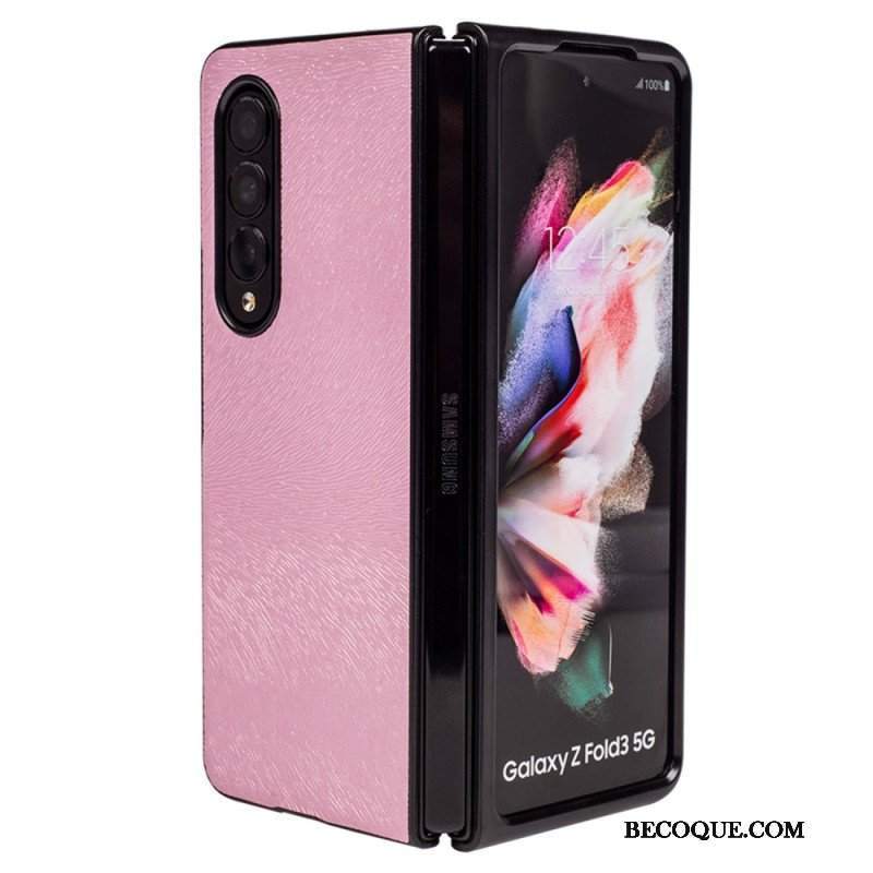 Etui do Samsung Galaxy Z Fold 4 Wytłaczane Futro