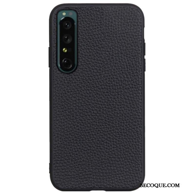 Etui do Sony Xperia 1 IV Hybrydowa Skóra Naturalna