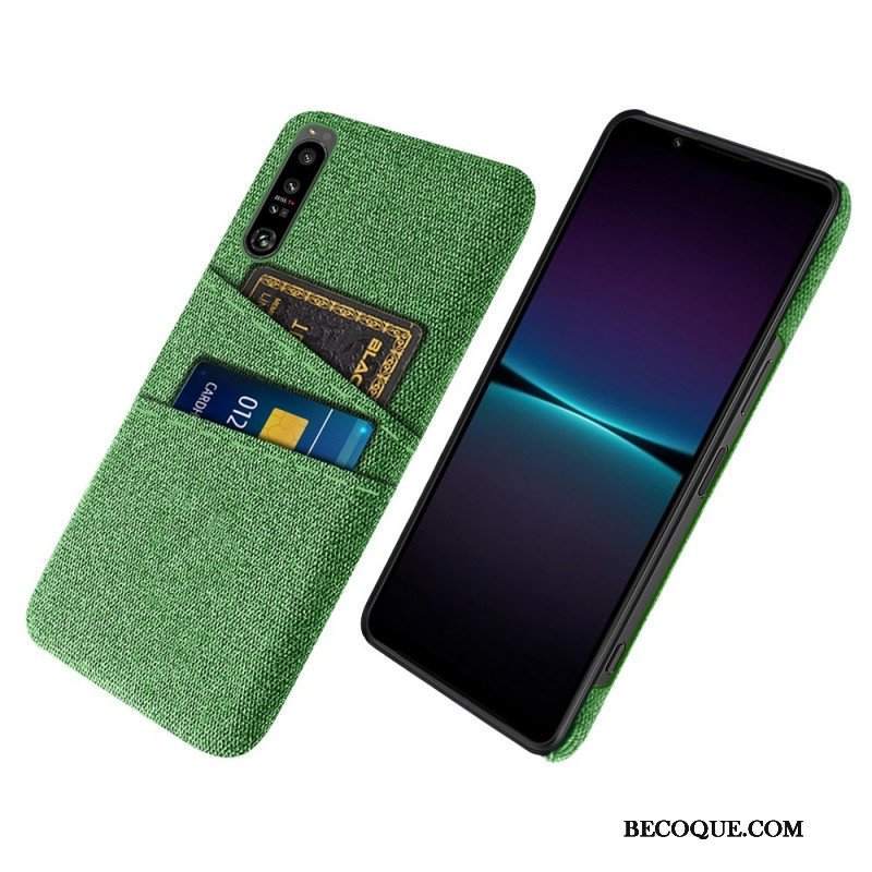 Etui do Sony Xperia 1 IV Tkanina Na Karty