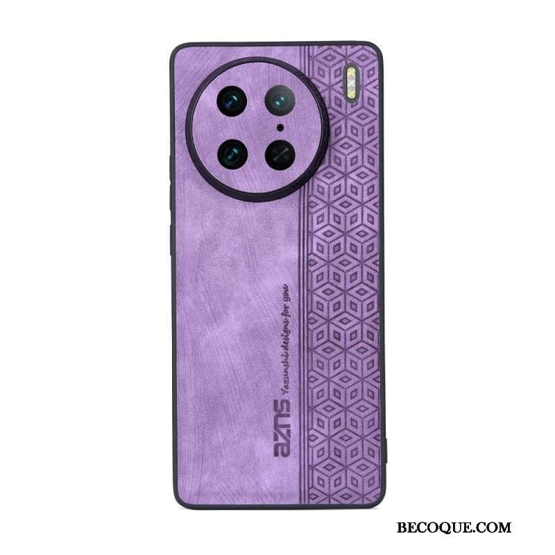 Etui do Vivo X90 Pro Efekt Skóry Azns