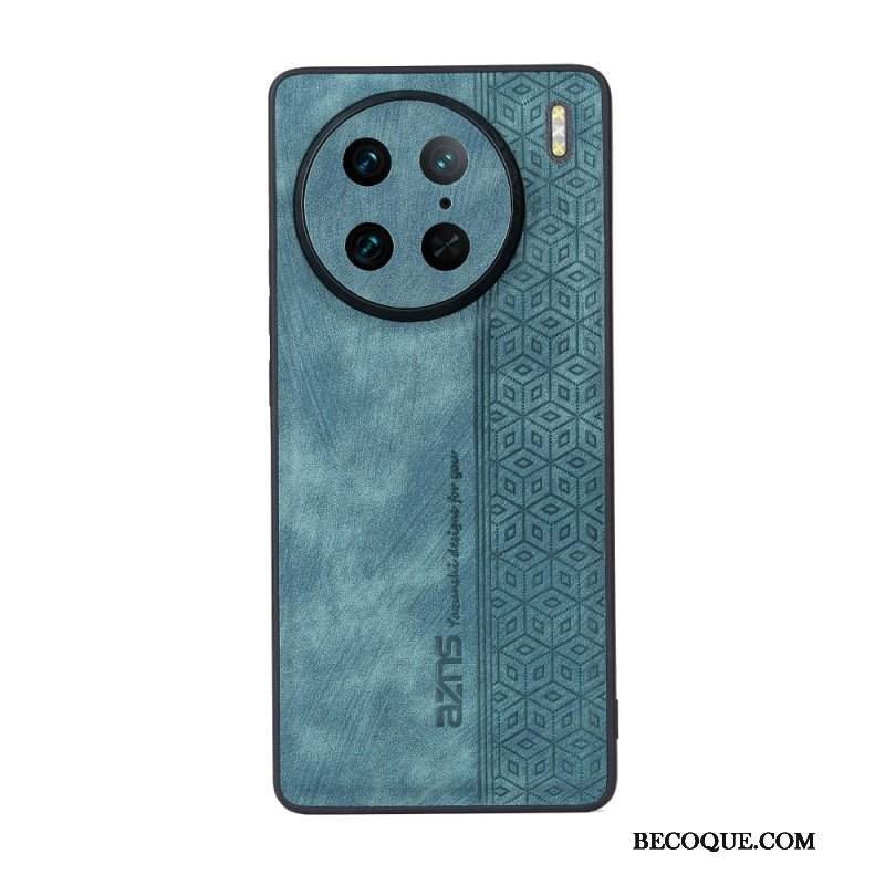 Etui do Vivo X90 Pro Efekt Skóry Azns