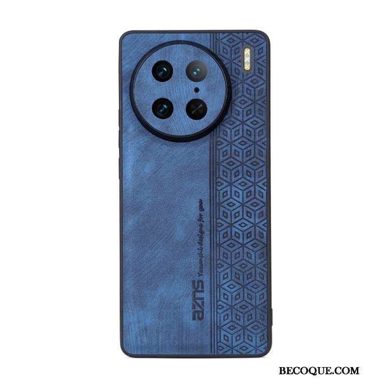 Etui do Vivo X90 Pro Efekt Skóry Azns