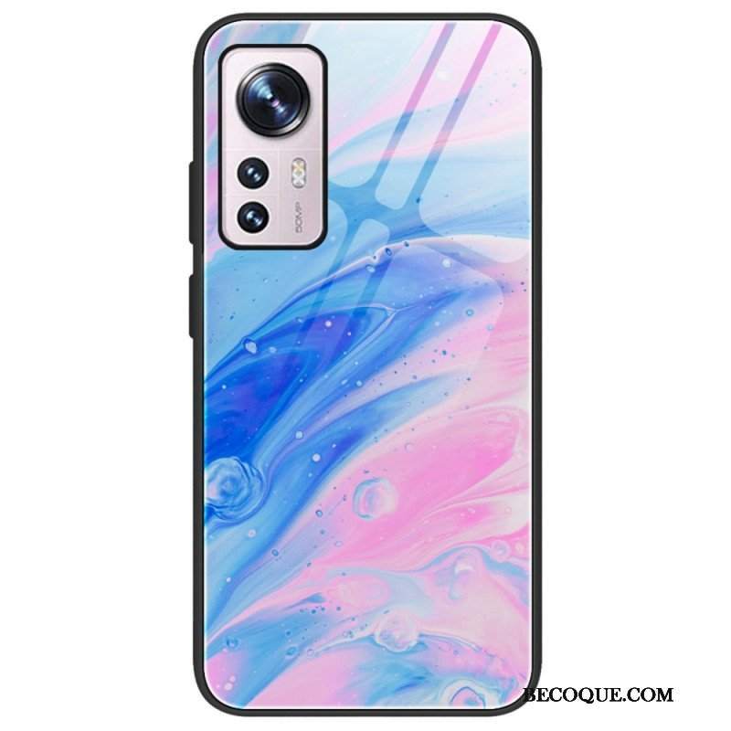 Etui do Xiaomi 12 / 12X Szkło Hartowane W Kolorach Marmuru