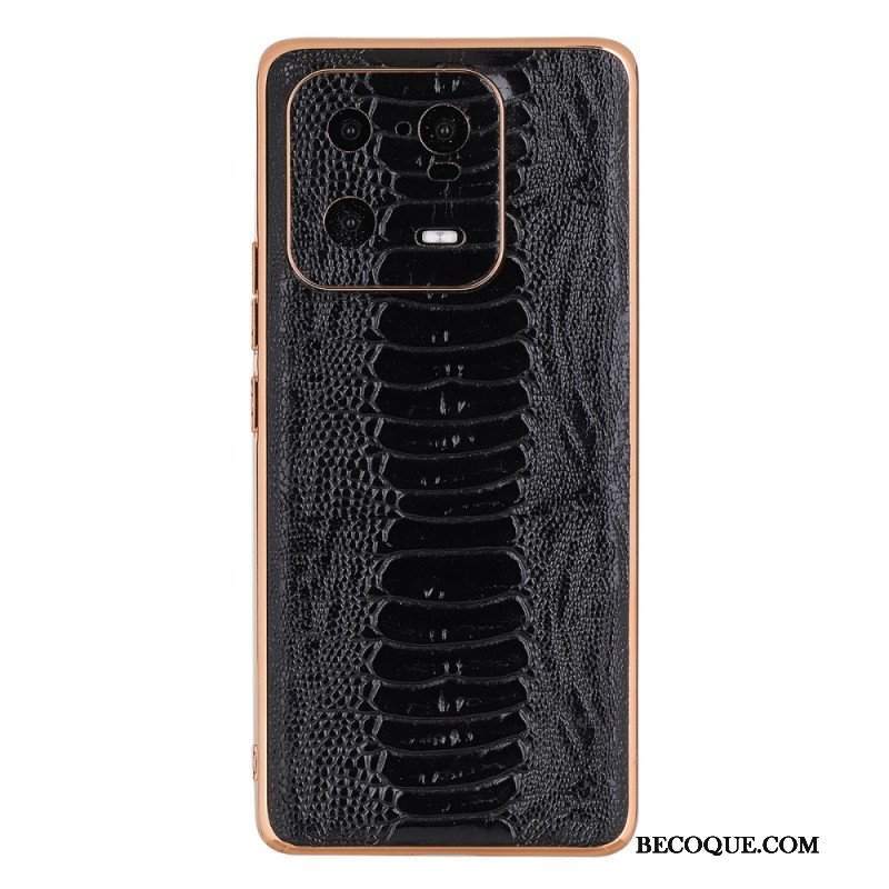 Etui do Xiaomi 13 Pro Skóra Naturalna W Stylu Krokodyla