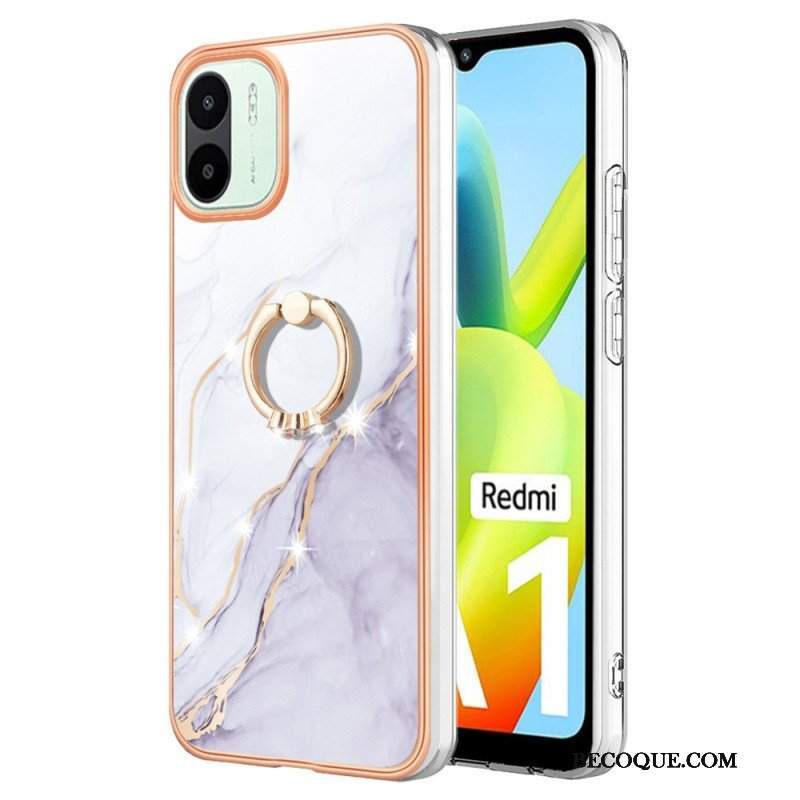 Etui do Xiaomi Redmi A1 Marmur Ze Wspornikiem Pierścienia