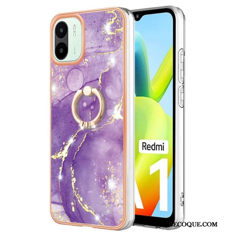 Etui do Xiaomi Redmi A1 Marmur Ze Wspornikiem Pierścienia