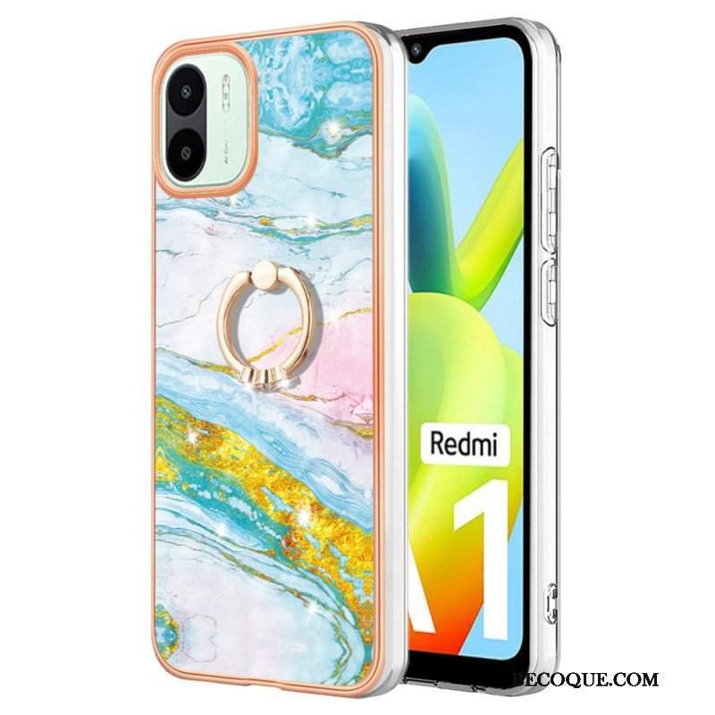 Etui do Xiaomi Redmi A1 Marmur Ze Wspornikiem Pierścienia