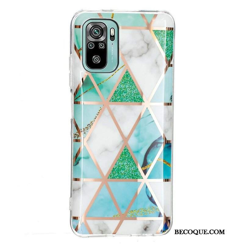 Etui do Xiaomi Redmi Note 10 / 10S Geometria Marmuru