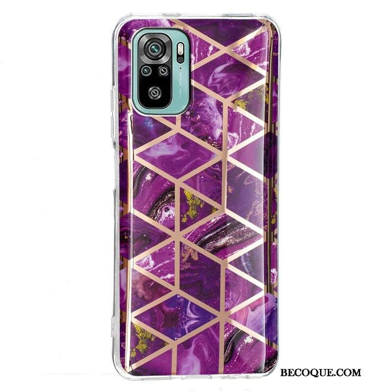 Etui do Xiaomi Redmi Note 10 / 10S Geometria Marmuru