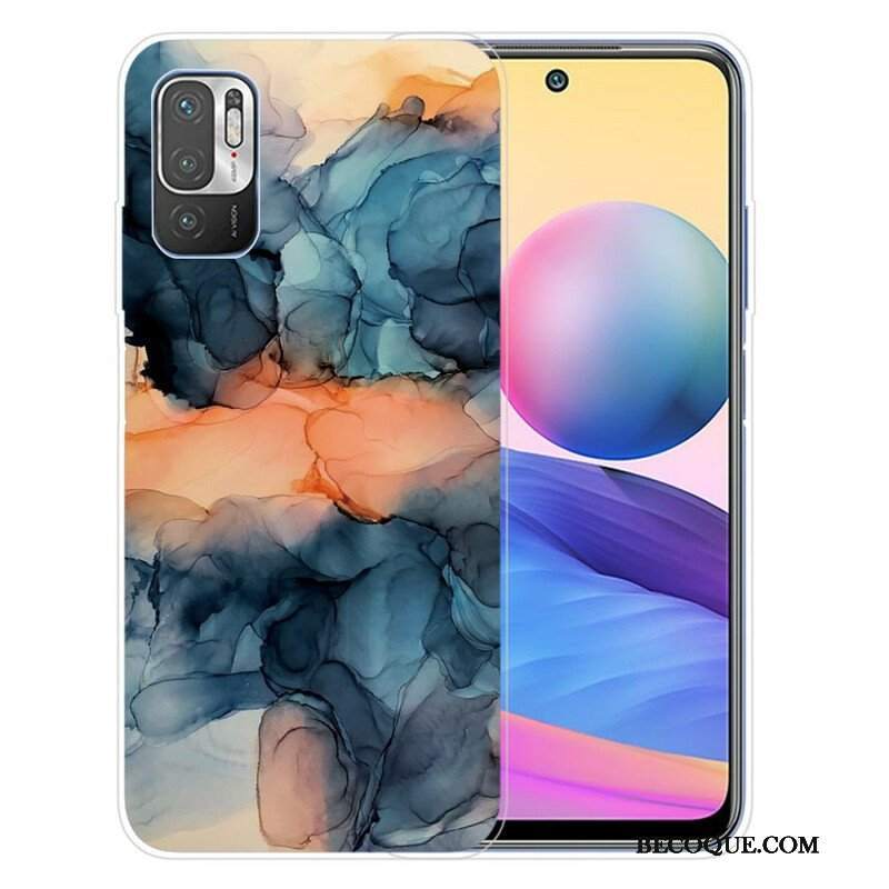 Etui do Xiaomi Redmi Note 10 5G Kolorowy Marmur