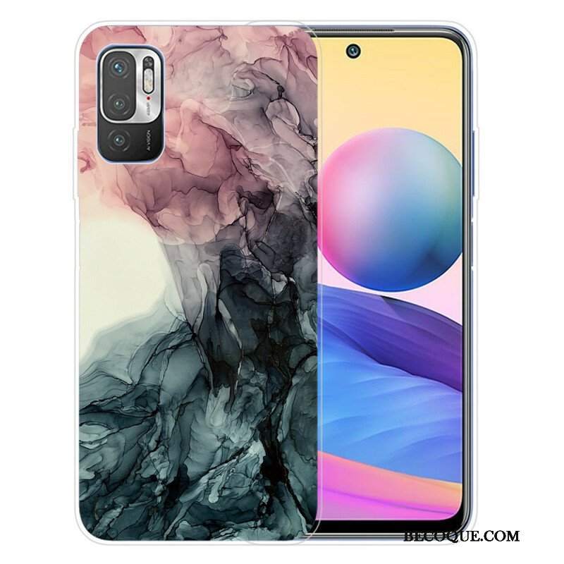 Etui do Xiaomi Redmi Note 10 5G Kolorowy Marmur