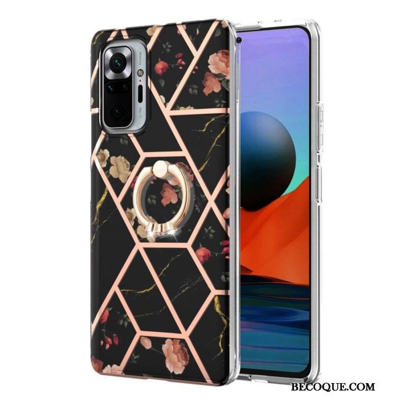 Etui do Xiaomi Redmi Note 10 Pro Kwiaty Wspornika Pierścieniowego