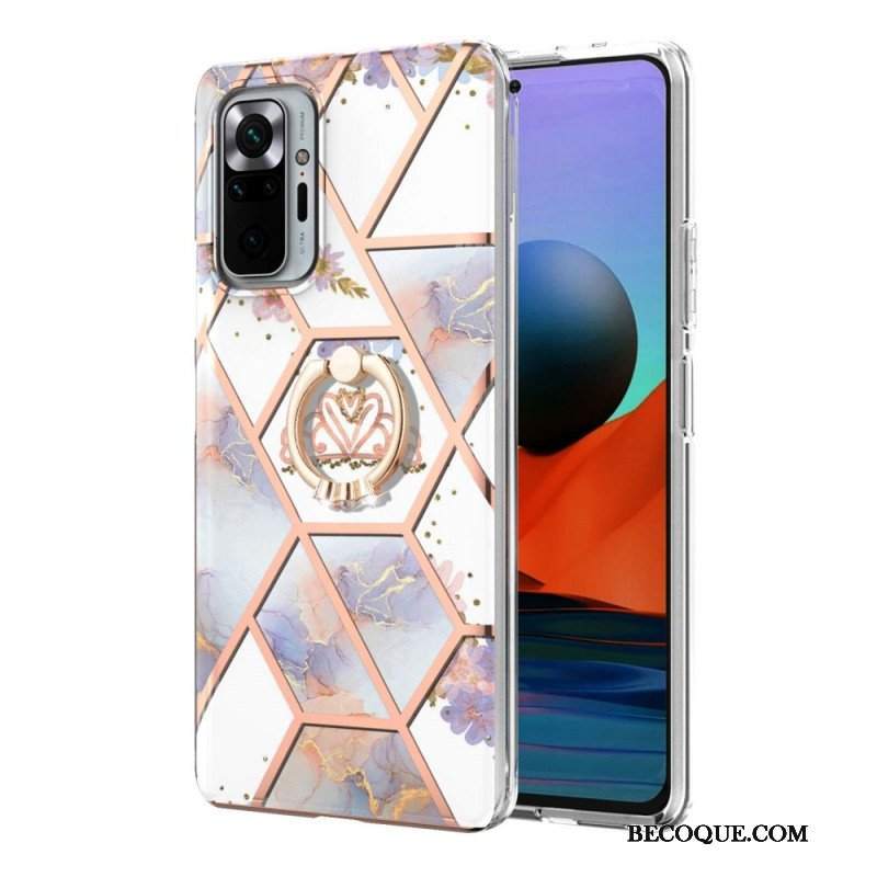 Etui do Xiaomi Redmi Note 10 Pro Kwiaty Wspornika Pierścieniowego