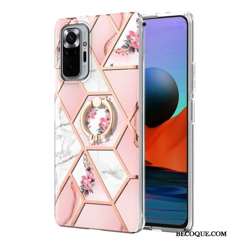 Etui do Xiaomi Redmi Note 10 Pro Kwiaty Wspornika Pierścieniowego