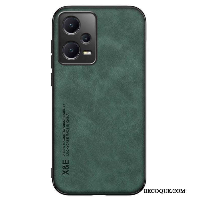 Etui do Xiaomi Redmi Note 12 Pro Plus Skóra Z Efektem Skóry X&e