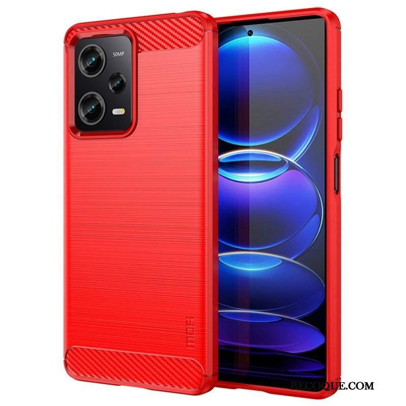 Etui do Xiaomi Redmi Note 12 Pro Plus Szczotkowane Włókno Węglowe