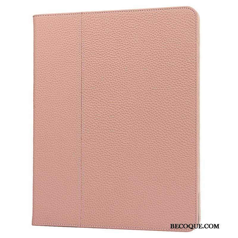 Etui do iPad Pro 12.9" (2022) Prawdziwa Skóra Litchi